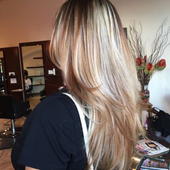 Vis a V Salon & Spa - Horrible white highlights ( not even what I asked for ) this is not an ombré . - Hair Salons Near Me - Sacramento, California Vis a V Salon & Spa - Horrible white highlights ( not even what I asked for ) this is not an ombré . - Hair Salons Near Me - Sacramento, California