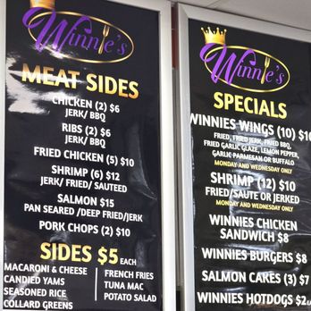 Winnies Takeout - Right side menu above the counter. Look at those specials. 10 wings for $10. 12 shrimp for $10. Super delicious & value prices. - Pasta Shops Near Me - Amityville, New York Winnies Takeout - Right side menu above the counter. Look at those specials. 10 wings for $10. 12 shrimp for $10. Super delicious & value prices. - Pasta Shops Near Me - Amityville, New York