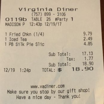 Virginia Diner - Diners Near Me - Wakefield, Virginia