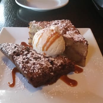 MAX's Wine Dive - The half and half a cross between the big ass brownie and the bread pudding - Wine Bars Near Me - Houston, Texas