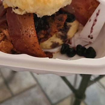 Union Biscuit - Biscut with peanut butter and blueberry - Breakfast & Brunch Near Me - Las Vegas, Nevada Union Biscuit - Biscut with peanut butter and blueberry - Breakfast & Brunch Near Me - Las Vegas, Nevada