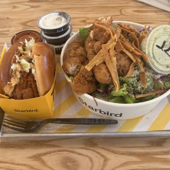Starbird Chicken - Elote Chop Salad and Nash Blazing - Chicken Shop Near Me - Pleasanton, California Starbird Chicken - Elote Chop Salad and Nash Blazing - Chicken Shop Near Me - Pleasanton, California