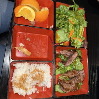 Hikari Sushi - Kids bento box with beef teriyaki - Sushi Bars Near Me - Montrose, California