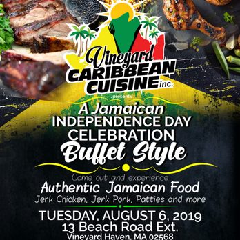 Vineyard Caribbean cuisine - a variety of food items - Caribbean Near Me - Oak Bluffs, Massachusetts