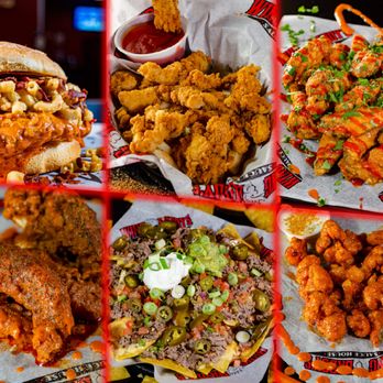 Wing Daddy's Sauce House - Buffalo chicken Mac and cheese sandwich, boneless bites, shrimp, tenders, nachos, cauliflower bites - Chicken Wings Near Me - McAllen, Texas Wing Daddy's Sauce House - Buffalo chicken Mac and cheese sandwich, boneless bites, shrimp, tenders, nachos, cauliflower bites - Chicken Wings Near Me - McAllen, Texas