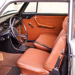 Abel Valenzuela Interiors - Customer's beautiful 1969 BMW 1600 complete re-upholstery.
