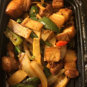 Sirirath Thai House - Basil pork belly entree - Thai Near Me - West Fargo, North Dakota Sirirath Thai House - Basil pork belly entree - Thai Near Me - West Fargo, North Dakota