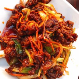 Spicy Ginger Beef / 干煸牛肉絲 Spicy Ginger Beef / 干煸牛肉絲