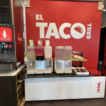 El Taco Grill - a taco stand with drinks - Mexican Near Me - San Antonio, Texas