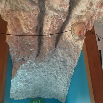 Blue Ice - Ceiling decoration leading to their upstairs bar. - Dive Bars Near Me - Franz Josef Glacier, WTC Blue Ice - Ceiling decoration leading to their upstairs bar. - Dive Bars Near Me - Franz Josef Glacier, WTC