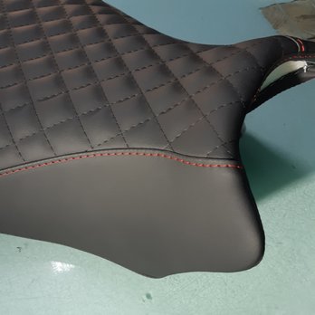 Potzy's Upholstery - motorcycle seat foam re-shaping - Auto Upholstery Near Me - Georgetown, Ontario Potzy's Upholstery - motorcycle seat foam re-shaping - Auto Upholstery Near Me - Georgetown, Ontario