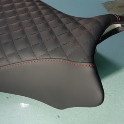 Potzy's Upholstery - Motorcycle seat foam re-shaping