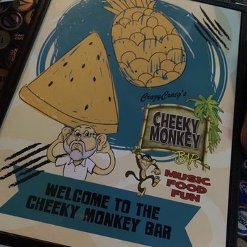 Crazy Craig's Cheeky Monkey Bar - Menu - Sports Bars Near Me - Branson, Missouri