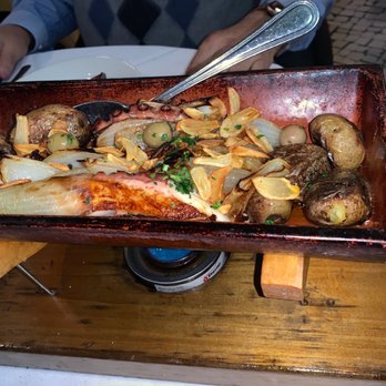 Sol-Mar - Grilled octopus on roof tile - Portuguese Near Me - Newark, New Jersey
