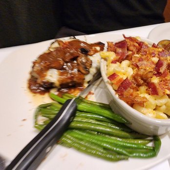 Bonefish Grill - Sword fish with bacon mac n cheese - Seafood Near Me - Orlando, Florida Bonefish Grill - Sword fish with bacon mac n cheese - Seafood Near Me - Orlando, Florida