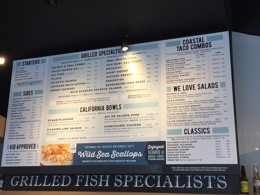 Menu photo 2 California Fish Grill Irvine, CA Menu photo 2 California Fish Grill Irvine, CA