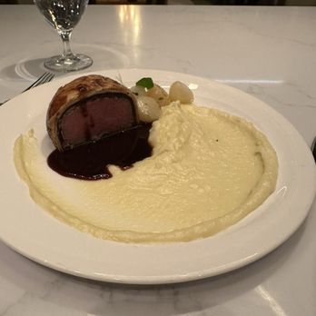 Ramsay's Kitchen - Beef Wellington (half pictured bc they split into 2 plates for us) - New American Near Me - Las Vegas, Nevada