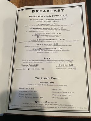 Menu photo 2 Tomato Pie Cafe Lititz, PA