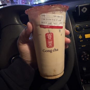Gongcha - Crème brulee brown milk tea - Bubble Tea Near Me - Oklahoma City, Oklahoma Gongcha - Crème brulee brown milk tea - Bubble Tea Near Me - Oklahoma City, Oklahoma