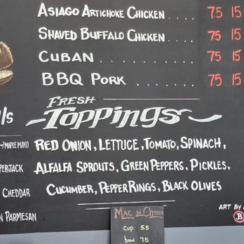 Angee B'z Subs - Menu as of 2/8/2025 - Wraps Near Me - Hartford, Wisconsin Angee B'z Subs - Menu as of 2/8/2025 - Wraps Near Me - Hartford, Wisconsin