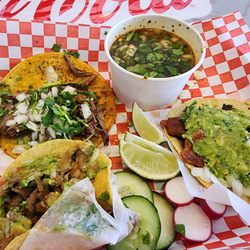 Birria, asada. Al pastor