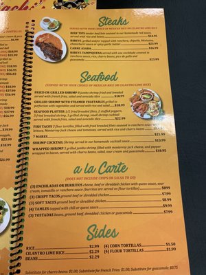 Menu photo 6 Mariachi's Sherman, TX