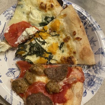 Hideaway House - Margherita*, Roasted Peach & Caramelized Pancetta*, - Pizza Near Me - Sedona, Arizona