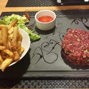 Le Point Fix - Tartare de boeuf thai et frites maison si delicious ! - French Near Me - Sailly Lez Lannoy, 59