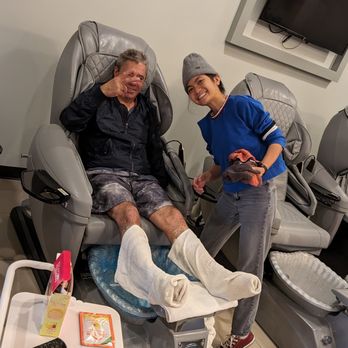 Blossom Nail Spa - Treating Dad to a little self-care - Nail Salons Near Me - Riverview, Florida