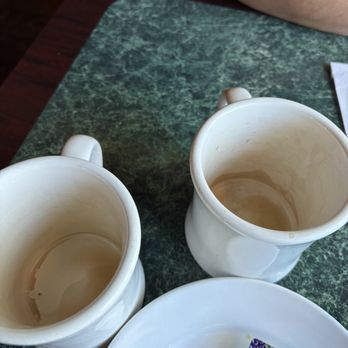 The Lighthouse Restaurant - Residue in coffee cups. Gross - Seafood Near Me - Mackinaw City, Michigan The Lighthouse Restaurant - Residue in coffee cups. Gross - Seafood Near Me - Mackinaw City, Michigan