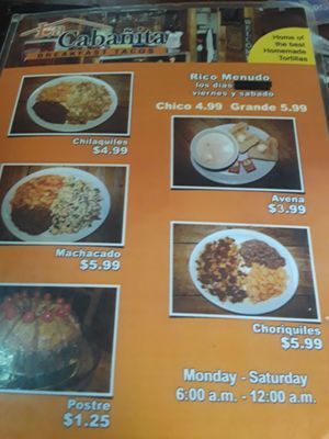 Menu photo 6 La Cabanita Breakfast Tacos Eagle Pass, TX Menu photo 6 La Cabanita Breakfast Tacos Eagle Pass, TX