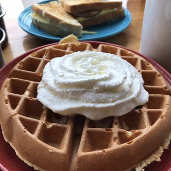 Red Elm Cafe - $5.50 Belgian waffle with whip - Cafes Near Me - Tacoma, Washington