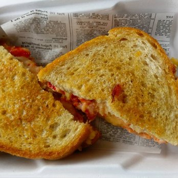 Garbo’s - Lobster grilled cheese (not pictured: fantastic tomato soup) - Seafood Near Me - Austin, Texas