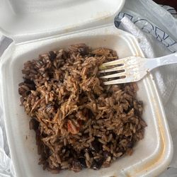 El Cubano - Shredded Beef and Cuban Rice.