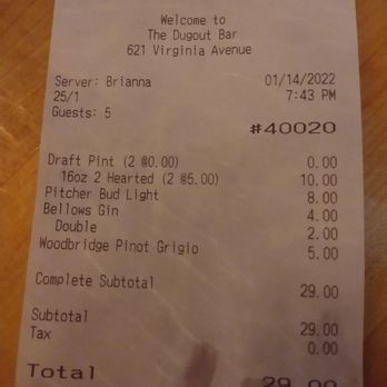 Dugout Bar - Dive Bars Near Me - Indianapolis, Indiana