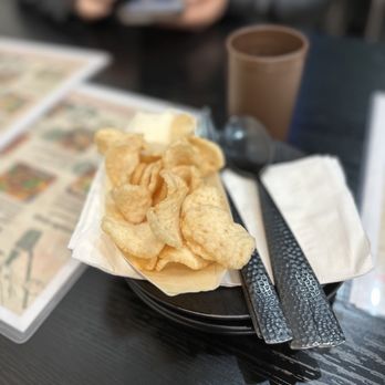 Barzar Eatery - Complimentary Shrimp chips - Indonesian Near Me - Vacaville, California Barzar Eatery - Complimentary Shrimp chips - Indonesian Near Me - Vacaville, California