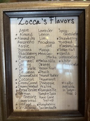Menu photo 4 Zocca Coffee Ruidoso, NM