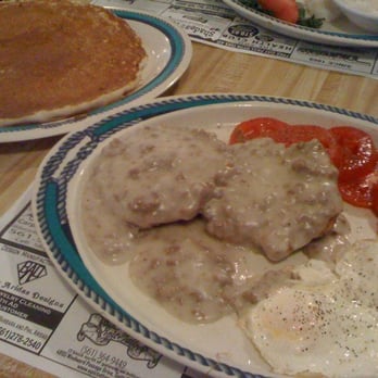 Boynton Diner - Eggs with Country-fried Steak (Pancake Comes With) - Diners Near Me - Boynton Beach, Florida Boynton Diner - Eggs with Country-fried Steak (Pancake Comes With) - Diners Near Me - Boynton Beach, Florida