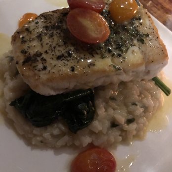 Pronto Pizzeria - Special halibut top of lemon risotto. - Pizza Near Me - Astoria, New York Pronto Pizzeria - Special halibut top of lemon risotto. - Pizza Near Me - Astoria, New York