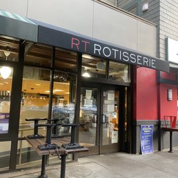 Exterior outside entrance of RT Rotisserie - Front of the restaurant - San Francisco, California Exterior outside entrance of RT Rotisserie - Front of the restaurant - San Francisco, California