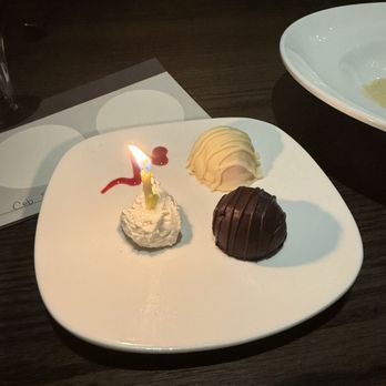 Cooper’s Hawk Winery & Restaurant - Birthday dessert - Seafood Near Me - Alpharetta, Georgia