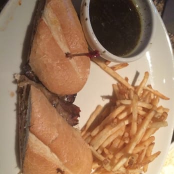 BJ's Restaurant & Brewhouse - Roast beef dip. I really recommend this. - New American Near Me - Katy, Texas BJ's Restaurant & Brewhouse - Roast beef dip. I really recommend this. - New American Near Me - Katy, Texas