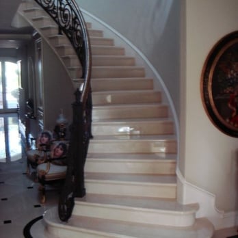 Marfil Marble - marble stairs - Fireplace Services Near Me - San Fernando, California Marfil Marble - marble stairs - Fireplace Services Near Me - San Fernando, California