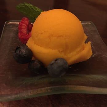 BlackSalt - Mango sorbet palate cleanser - Seafood Near Me - Washington, DC, District of Columbia