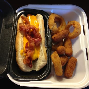 Cook Out - Bacon Cheddar Dog - Burgers Near Me - Charlottesville, Virginia Cook Out - Bacon Cheddar Dog - Burgers Near Me - Charlottesville, Virginia