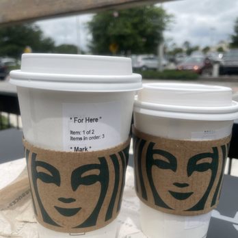 Starbucks - Grande Blonde Roast & Tall Cappuccino - Coffee & Tea Near Me - Palm Coast, Florida Starbucks - Grande Blonde Roast & Tall Cappuccino - Coffee & Tea Near Me - Palm Coast, Florida