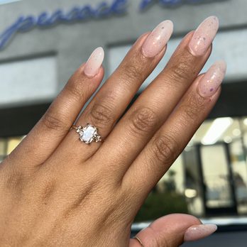 Peacock Nails - Acrylic Fill - Nail Salons Near Me - Lemon Grove, California
