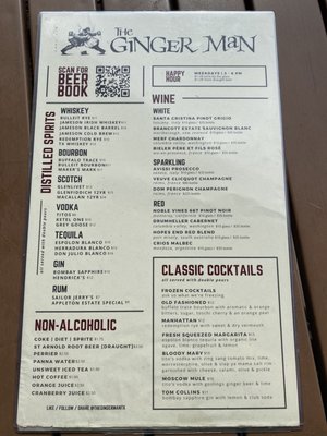 Menu photo 2 The Ginger Man Irving, TX