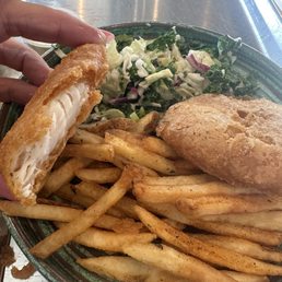 Fish and Chips 2 piece meal with Kale Slaw