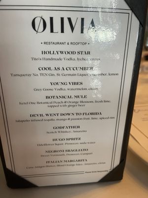 Menu photo 7 Olivia Restaurant & Rooftop Hollywood, FL Menu photo 7 Olivia Restaurant & Rooftop Hollywood, FL